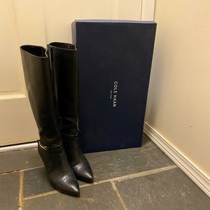Cole Haan Loveth Leather Long Boots
